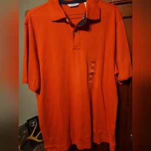 Izod  polo short sleeve shirt preppy